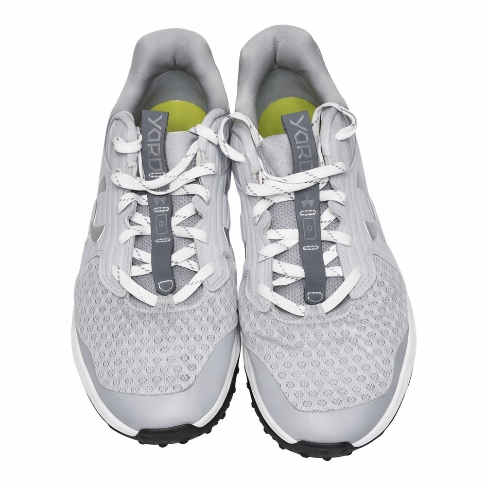 Under Armour Gray and Neon Turf shoes